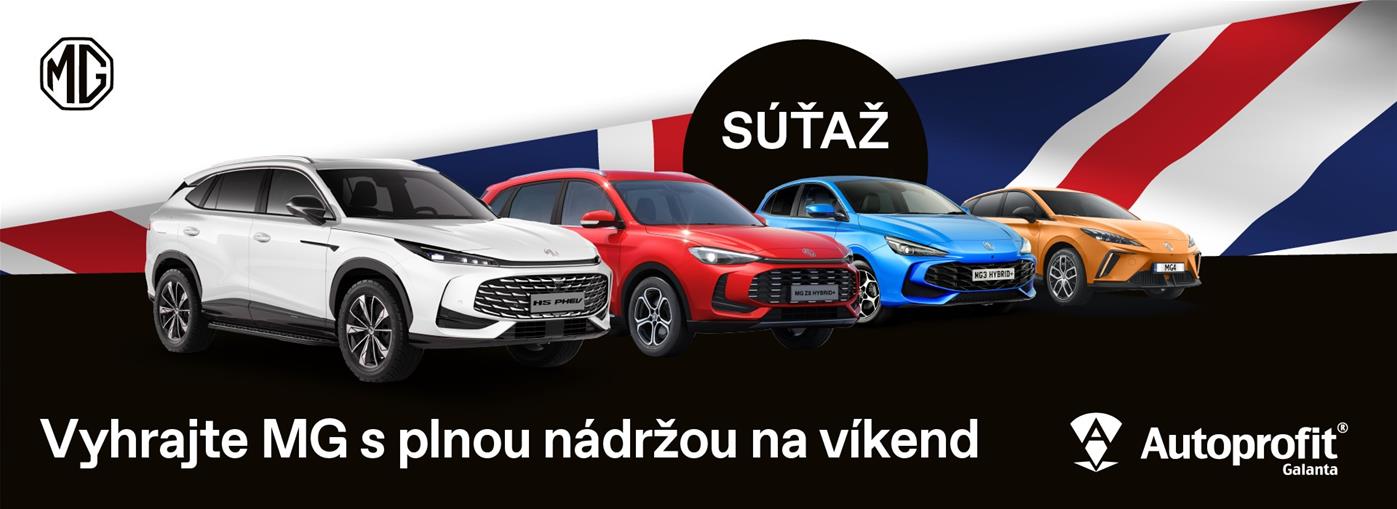 Autoprofit.sk Súťaž a vyhraj MG na víkend