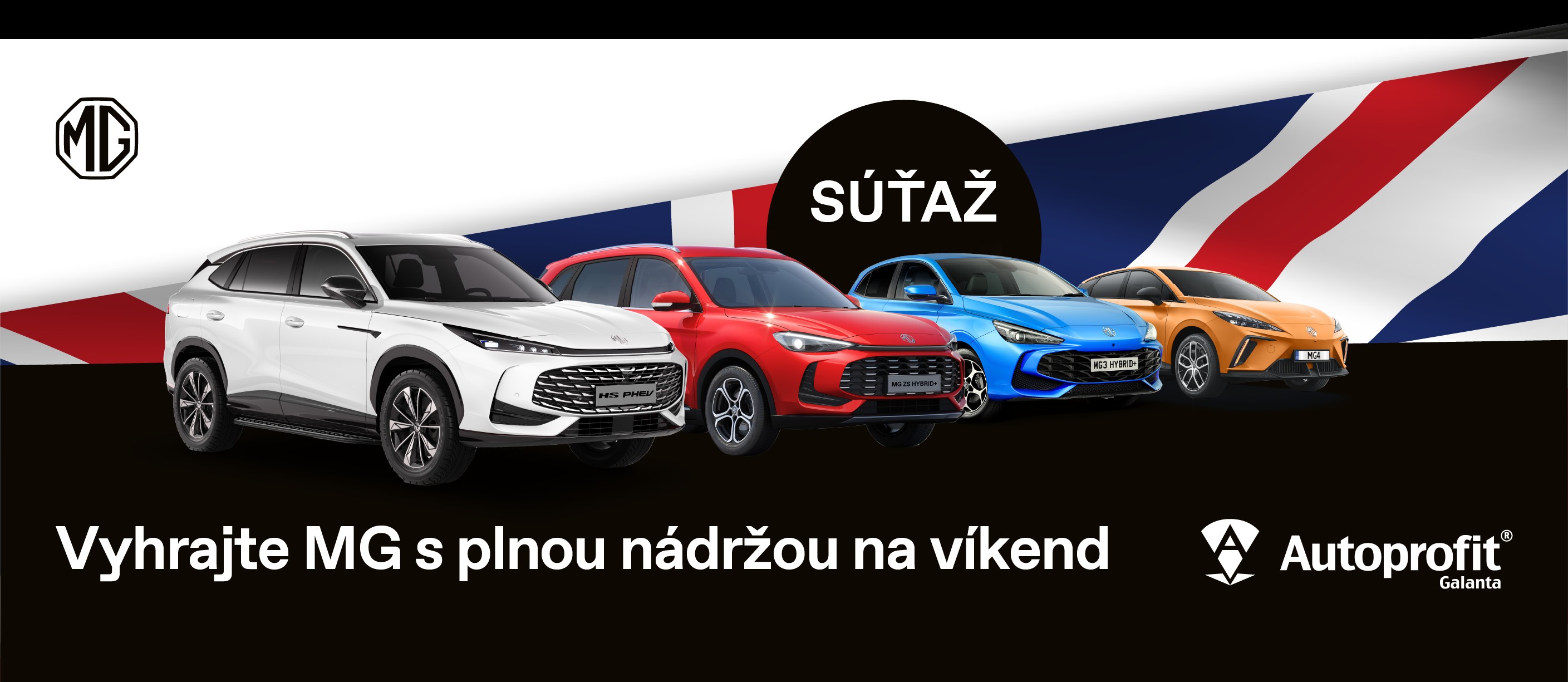 Vyhrajte MG s plnou nádržou na víkend