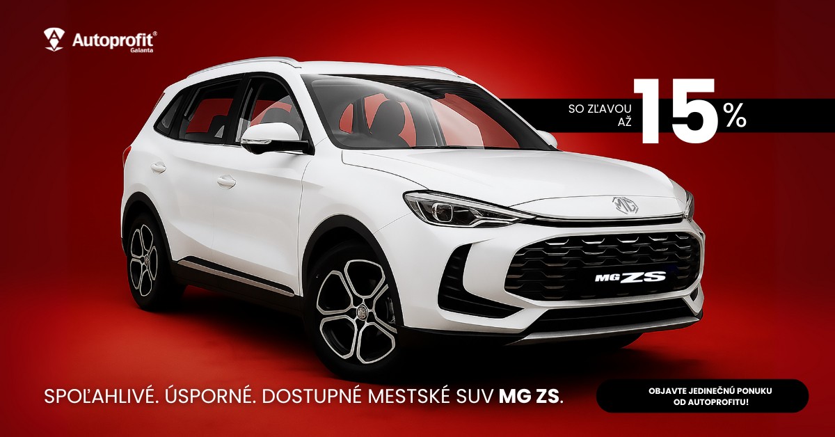 Spoľahlivé. Úsporné. Dostupné mestské SUV MG ZS