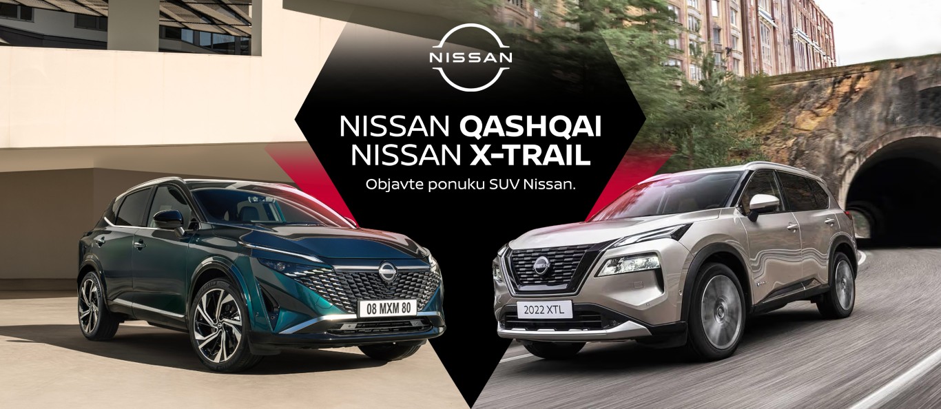 Nissan Qashqai alebo X-Trail skladom a bez čakania