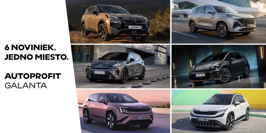 Objavte 6 nových modelov áut v Autoprofite